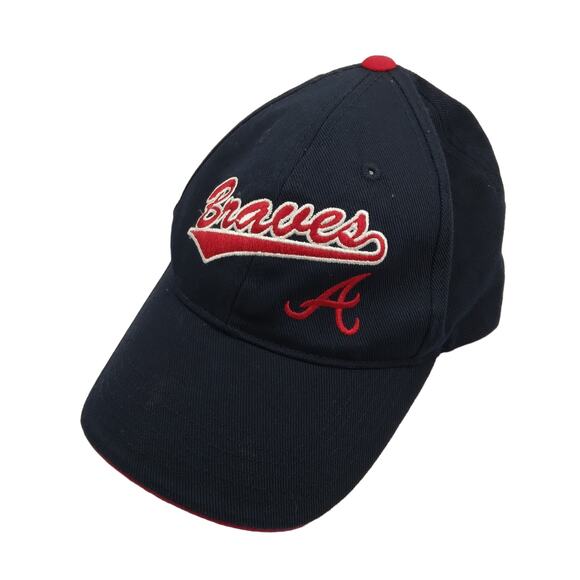 Genuine Merchandise Atlanta Braves Baseball Cap Blue and Red Adjustable - Picture 2 of 8